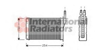 VAN WEZEL 43006087 -  Теплообменник, отопление салона